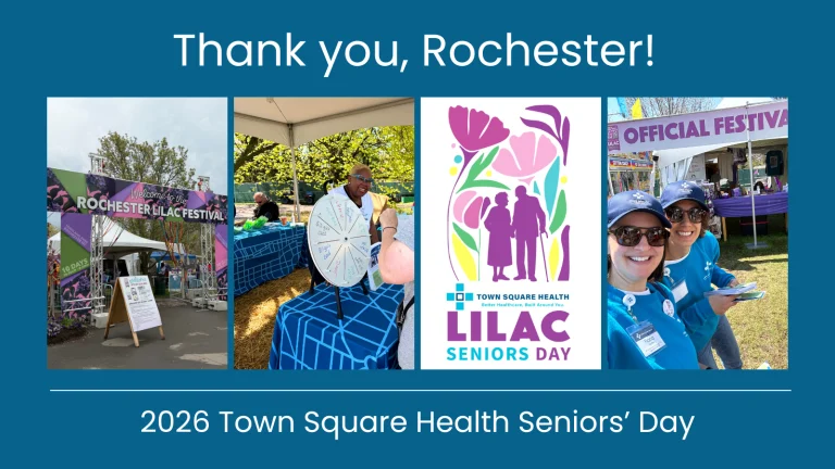 Town Square Health Celebrates Seniors at the Rochester Lilac Festival